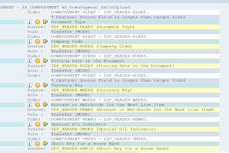 create sap lsmw data uploader