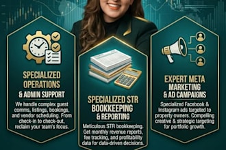 be your str operations bookkeeping and marketing expert