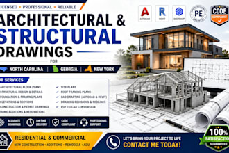 design architectural and structural drawings for north carolina and florida