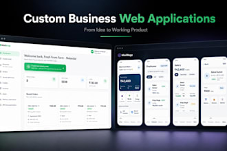 build your custom business web application