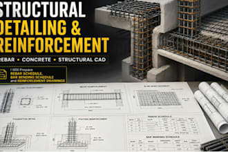 prepare rebar schedule, bar bending schedule and reinforcement