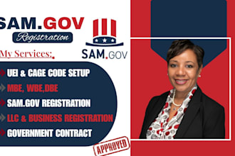 do sam gov registration, cage code, uei, wosb, mbe dbe, wbe, 8a, sam gov renewal