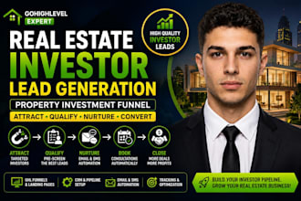 do real estate investor lead generation brokerage property investment funnel