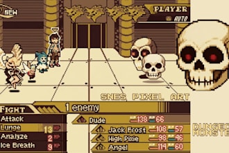 create rpg jrpg nes snes gba 8 bit 16 bit retro pixel art sprites games