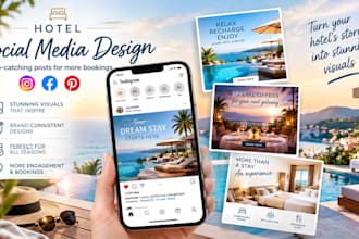 design professional luxury hotel flyers, resort menus