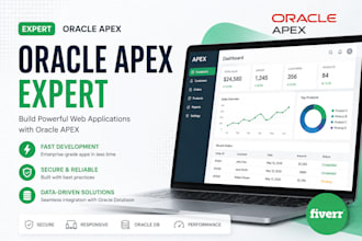 develop and fix oracle apex application