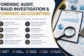 do forensic audit, fraud investigation and forensic accounting in USA as CPA