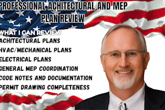 review architectural and mep plans for permit and code compliance