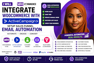 integrate woocommerce with activecampaign for sales funnel and email automation