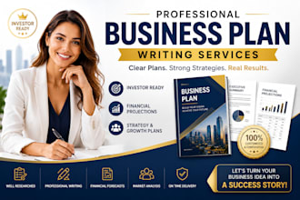 business plan writer, financial plan pitch deck writerand  startups