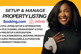 create optimize airbnb and booking com listing, migrate airbnb to booking com