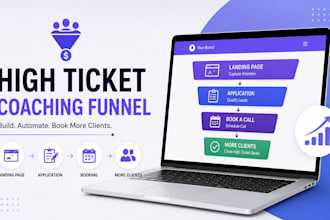 build a high ticket coaching funnel with booking and automation
