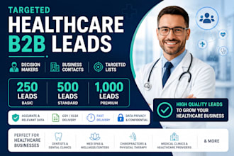 do healthcare b2b lead generation and targeted prospect lists