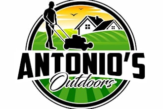 design outstanding lawn care logo