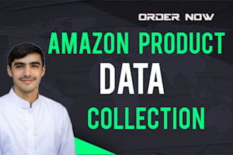 collect amazon product data and do accurate data entry