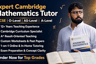 provide expert online maths tutoring and custom worksheet for o level a level