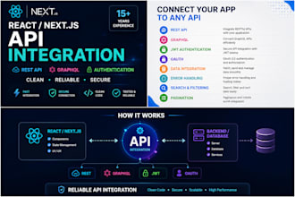 integrate apis into your react or nextjs application