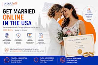 help same sex couples get married online in the USA