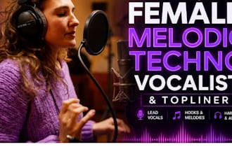 be your female edm melodic techno and trance vocalist