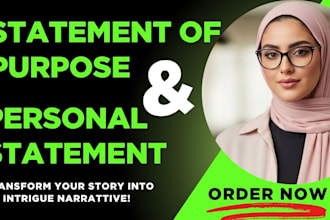 heavily edit and proofread your statement of purpose and personal statement