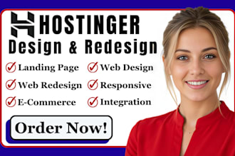 hostinger website design hostinger website redesign hostinger landing page SEO