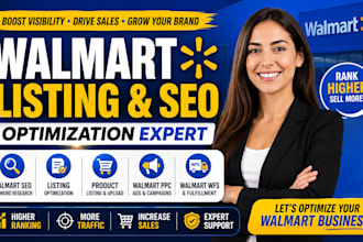 optimize walmart listings with walmart SEO PPC wfs product listing optimization
