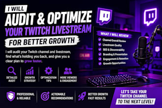 optimize your twitch livestream for channel growth and audience engagement
