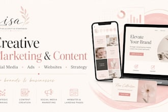 design creative marketing content for your brand