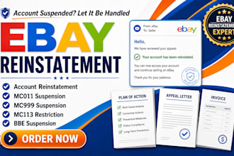 write ebay reinstatement appeal for suspended account mc999 mc011 bbe suspension