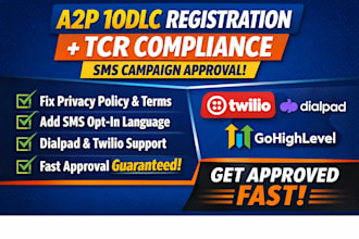 do a2p 10dlc registration twilio a2p setup gohighlevel SMS