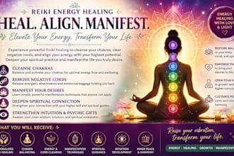 provide personalized reiki energy healing for chakra balance, spiritual wellness