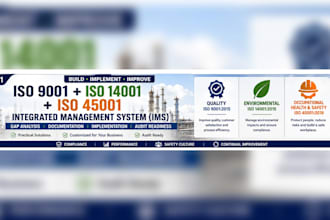 develop iso 9001, iso 14001 and iso 45001 ims documentation