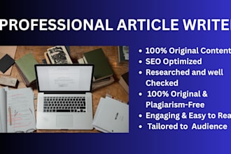 write professional articles and blog posts