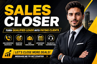 be your commission based sales closer sales representative deal negotiation