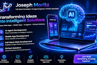 build ai agents, full stack web apps, mobile apps, and fintech app