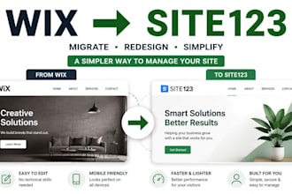 migrate wix to site123 website transfer wix copy clone website wix migration