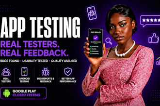 provide 12 testers google play app testing closed testing 12 app tester