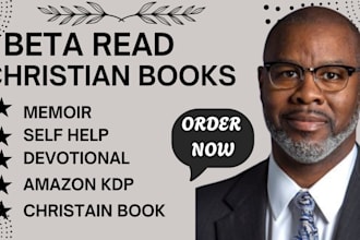 beta read critique edit christian books memoir devotional self help amazon kdp