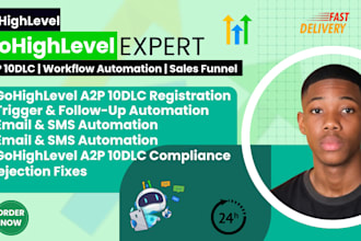 be your gohighlevel a2p 10dlc ghl sales funnel ghl workflow automation expert
