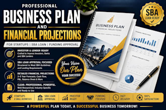 write business plan and financial projections for startups sba loan approval