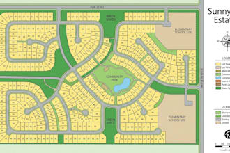 create subdivision map, master plan, neighborhood layout and site plan