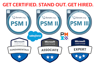 help you in comptia pmp scrum salesforce certifications