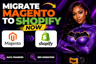 migrate magento to shopify store with products and data magento migration