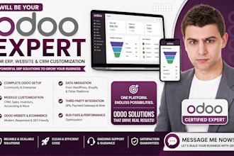 setup odoo erp, design odoo website crm workflow automation