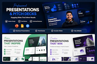 design powerpoint presentation slides with animation
