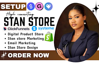stan store setup stan store digital product stan store marketing stan store