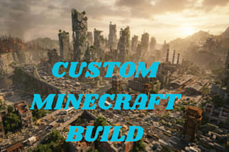 build custom minecraft maps castles city survival server spawns lobby as builder