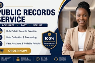 do public records creation with bot