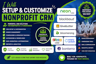 neon crm blackbaud givebutter bloomerang zoho everyaction bonterra nonprofit crm