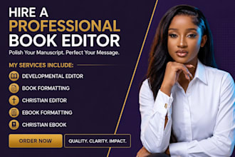 format, and developmentally edit your christian ebook